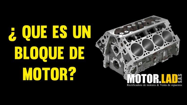 Descubre el imprescindible: ¿Qué es el block de un motor?