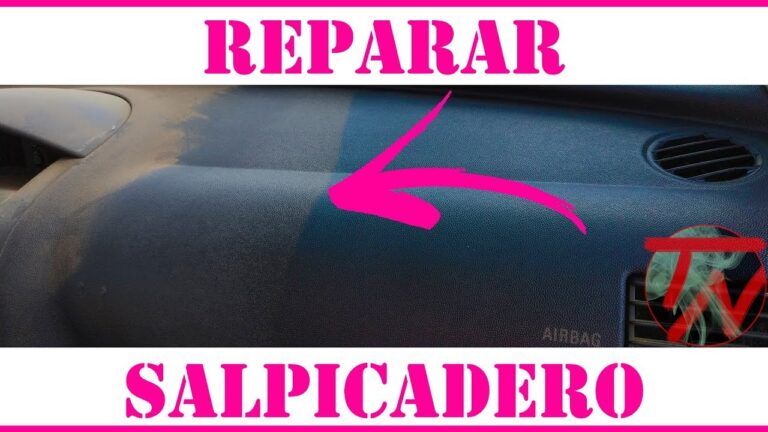 Trucos infalibles para reparar grietas en el salpicadero del coche